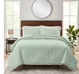 New ListingBetter Homes & Gardens Queen / Full Bed 3 Piece Duvet Cover Set Soft Sea WALMART