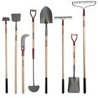 8-Piece Pro Long Ash Handle Garden Tools Set for Landscaping Agricture or Bac...