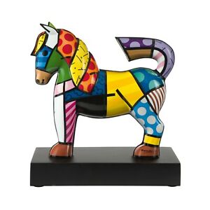 Romero Britto: original porcelain sculpture DANCER HORSE, limited ed., sold out