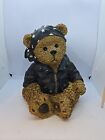 New ListingVintage Harley Davidson Biker Bear,  Motorcycle Teddy,  Resin - Leather - Youngs