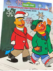 Vtg Christmas On Sesame Street Coloring Book 1983 Bert Ernie Paperback Merrigold