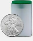 TWO Rolls American Silver Eagle Tubes 40 Coins Uncirculated 1 Ounce