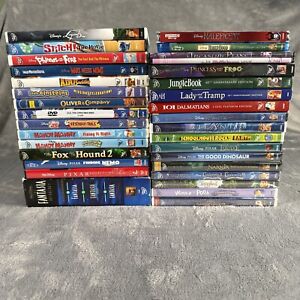 Lot of 35 Walt Disney Classic Childrens Movies Pixar DVD 15 are New and Sealed