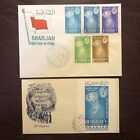 SHARJAH FDC COVER  1962 YEAR MALARIA HEALTH MEDICINE STAMPS