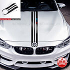 Black Carbon Fiber 5D Car Hood Sticker Stripe Decal For BMW Performance Sport (For: 2020 BMW X5)