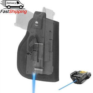 Tactical Pistol Belt Holster for Gun with Laser or Light IWB OWB Concealed Carry