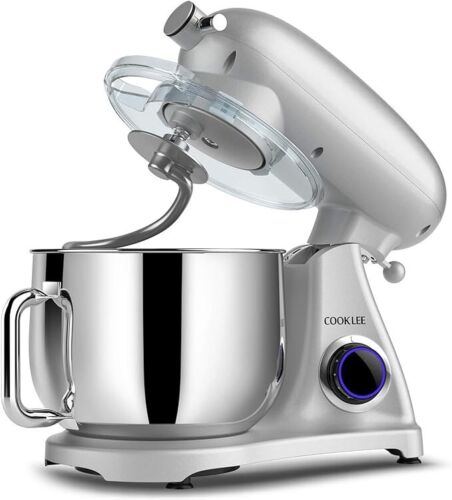 COOKLEE Stand Mixer, 800W 8.5-Qt. Kitchen Mixer with Dishwasher-Safe Dough Hooks