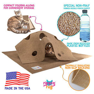 The Ripple Rug Cat Activity Play Mat - Made in USA - We are the Manufacturer
