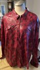 EUC! N Touch Women’s Jacket Leather Look Snake Print Safari Zip Front Size 2X