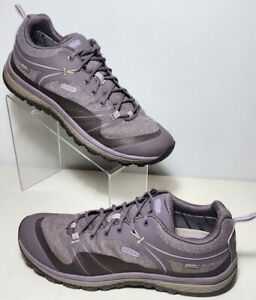 Keen Waterproof Vented Hiking Shoes Sneakers Ladies Sz 11 US Gray Purple 1020726