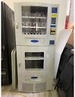 Used Gray Combo Snack and Drink Vending Machine