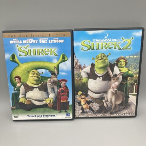Shrek DVD Lot: 1 and 2