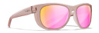WILEY X Weekender Crystal Blush frame Polarized Rose Gold Mirror Sunglass safety