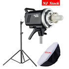 Godox MS300 2.4G Camera Studio Strobe Head Flash 95cm Bowens Softbox Light Stand