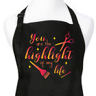 Hair Stylist Salon Apron with You Are the Highlight of My Life, Sunset