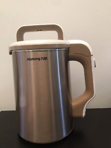 Joyoung DJ13U-D81SG Easy-clean Automatic Hot Soy Milk Maker with user manual