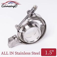 1.5'' Quick Release V-Band Clamp Stainless Steel Male Female Flange Turbo Pipe