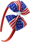 4Th of July Headband Bows for Girls Hair Bow Fourth of July Accessories Big Hair