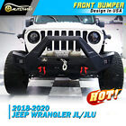 Front Bumper for 2018-2023 Jeep Wrangler JL JLU Adaptable Stubby w/ LED Lights (For: Jeep)