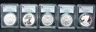 2011 American Silver Eagle REVERSE Proof 25th Anniversary (5 Coin) PCGS PR70 512