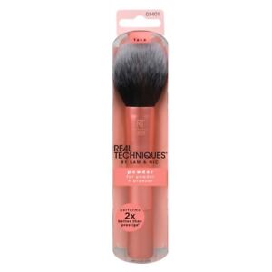 REAL TECHNIQUES Makeup Powder Brush RT-1401 for Foundation, Bronzer, or Setting