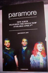 Paramore Poster Original Promotional Promo two-sided