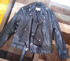 Mens EXcelled Genuine Leather Jacket Motorcycle  Biker Low Cost Sz 40