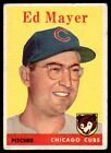1958 Topps Ed Mayer Rookie Chicago Cubs #461