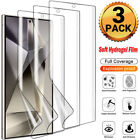 3x For Samsung Galaxy S24 Ultra Plus S23 S22 S21 Hydrogel Screen Protector Cover