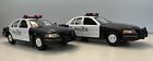 Welly 1:24 Diecast Car 1999 Ford Crown Victoria Police Red/Blue Light Bar Pair