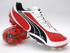 New ListingPuma Mens Rare v1.08 FG 101455 02 White Red Black Soccer Cleats Shoes