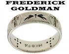 Frederick Goldman men's .12ct diamond cross wedding band in 14k gold size 10