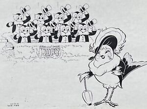 MAE WEST as a BIRD Who Killed Cock Robin 1935 Disney Animation PHOTOCOPY