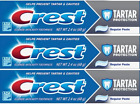Crest Tartar Protection,Anticavity Toothpaste,Fluoride,Regular Paste,2.4oz/3pack