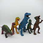 5 Vintage Dor Mei/Imperial Plastic Dinosaurs - Tyrannosaurus Brontosaurus +More!