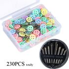 200Pcs Jewelry Straight Sewing Pins Flat Head Straight Pins with Sewing Needles