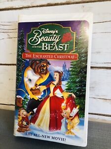New ListingBEAUTY AND THE BEAST THE ENCHANTED CHRISTMAS VHS Home Video Tape Walt Disney