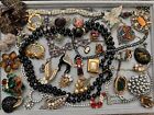 Lot Of Vintage Jewelry Some Signed Trifari, West Germany, Kramer,Sarah Cov,Avon,