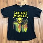 Nuclear Assault Black Short Sleeve Survive Music Crew Neck T-Shirt Adult Size M
