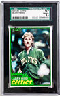 1981-82 Topps LARRY BIRD #4 Boston Celtics HOF 1st Solo Card SGC 92 8.5