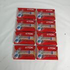 Lot of 8 TDK SUPERIOR D90 Blank Audio Cassette Tapes Type I Normal Bias 1 Sealed