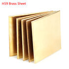 H59 Brass Sheet Metal Sheet Flat Stock Solid Cu Thin Plate Thick 0.1mm-5mm