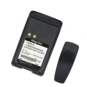 PMNN4071ARC OEM Battery For Motorola Mag One BPR40  A6 A8 Portable Radio + Clip