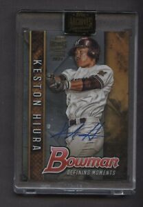 New Listing2021 Topps Archives Signature Series Keston Hiura Brewers Signed AUTO 3/5