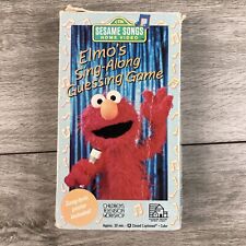 Elmos Sing Along Guessing Game (VHS Tape 1991) Sesame Street Songs Henson
