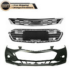Silscvt Front Bumper Cover&Front Upper&Lower Grille For 2016-2018 Chevy Cruze (For: 2017 Cruze)