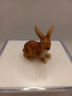 Vintage Bone China Rabbit Figurine Bunny Cottontail Animal Miniature Figure