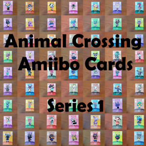 Animal Crossing Amiibo Cards Series 1 #018-100 Mint & Un-scanned (Choose cards)