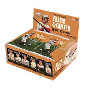 2021 Topps Allen & Ginter X Baseball Hobby Box Factory Sealed 21TOBAGX