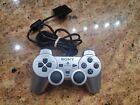 New ListingGenuine Oem Sony PS2 Dualshock 2 Controller Silver Playstation 2 Tested